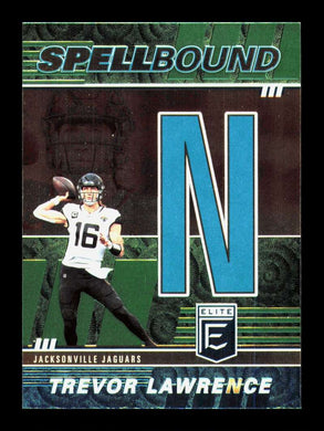 2022 Donruss Elite Spellbound Green Trevor Lawrence 