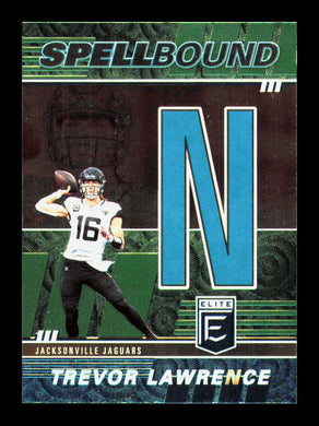 2022 Donruss Elite Spellbound Green Trevor Lawrence 