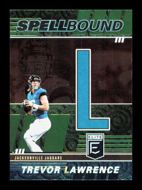 2022 Donruss Elite Spellbound Green Trevor Lawrence 