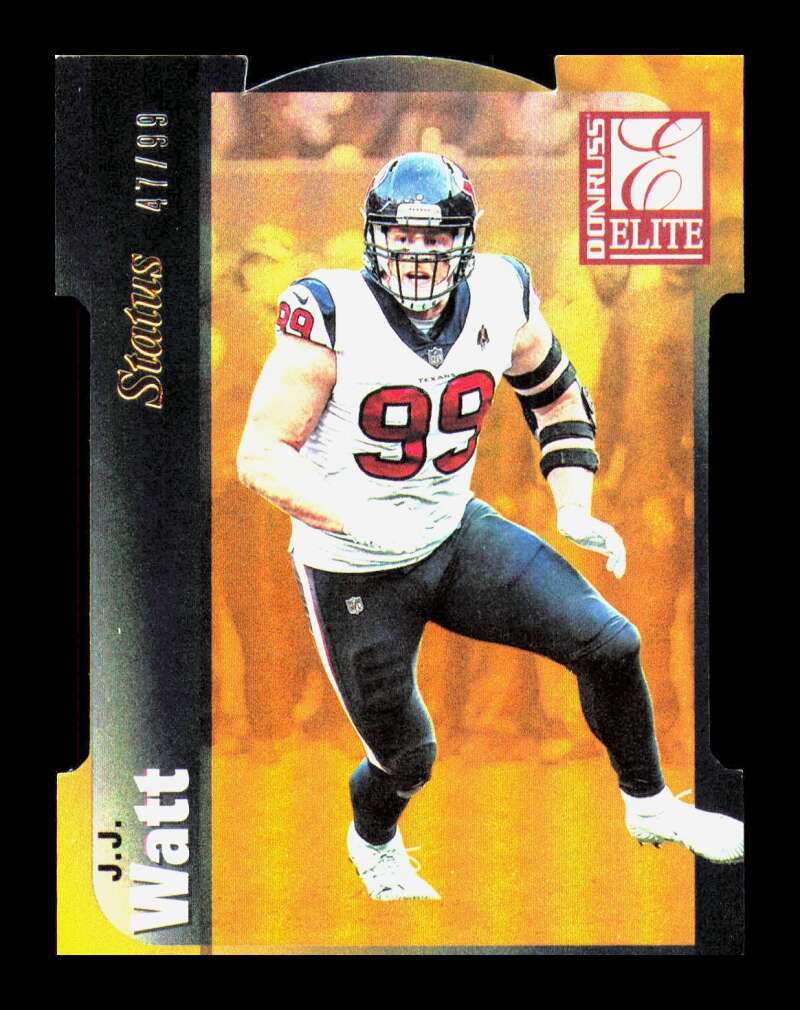 Load image into Gallery viewer, 2019 Panini Elite 1999 Elite Status Die Cut J.J. Watt #46 Houston Texans /99  Image 1
