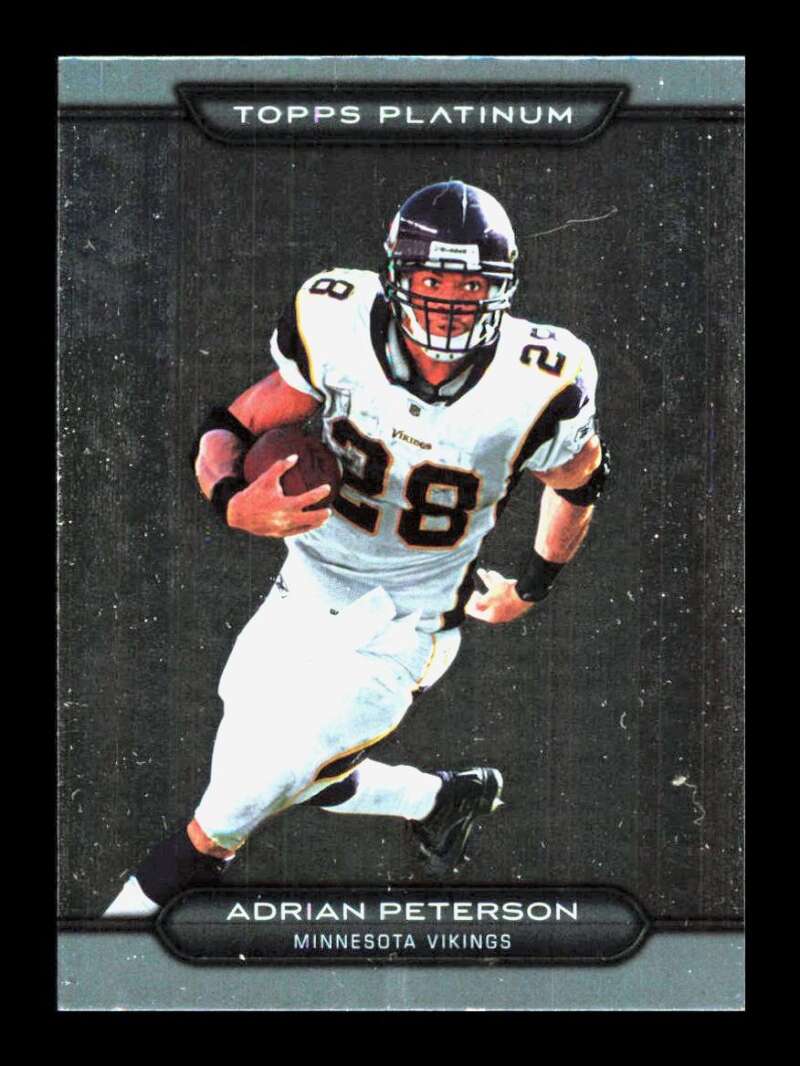 Load image into Gallery viewer, 2010 Topps Platinum Adrian Peterson #165 Minnesota Vikings  Image 1
