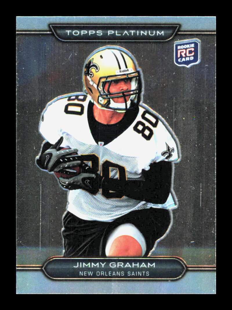 Load image into Gallery viewer, 2010 Topps Platinum Jimmy Graham #103 New Orleans Saints Rookie RC  Image 1
