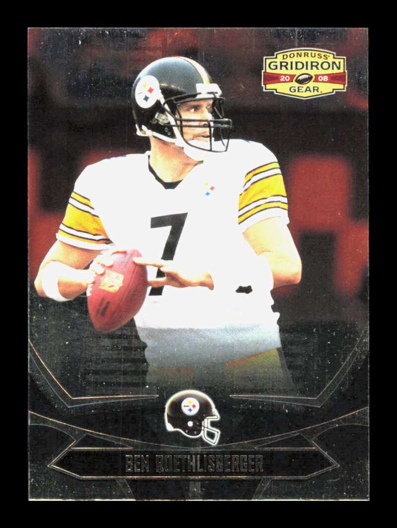 Load image into Gallery viewer, 2008 Donruss Gridiron Gear Ben Roethlisberger #76 Pittsburgh Steelers  Image 1
