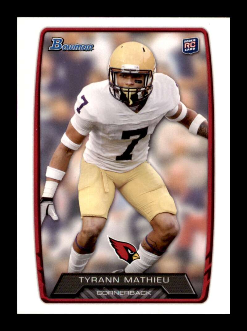 Load image into Gallery viewer, 2013 Bowman Tyrann Mathieu #205 Arizona Cardinals Rookie RC  Image 1
