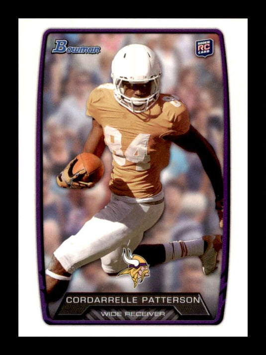 2013 Bowman Cordarrelle Patterson 