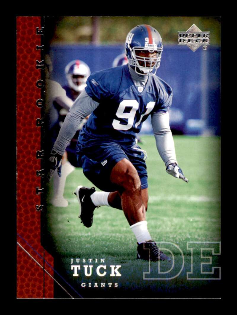 Load image into Gallery viewer, 2005 Upper Deck Justin Tuck #269 New York Giants Rookie RC  Image 1
