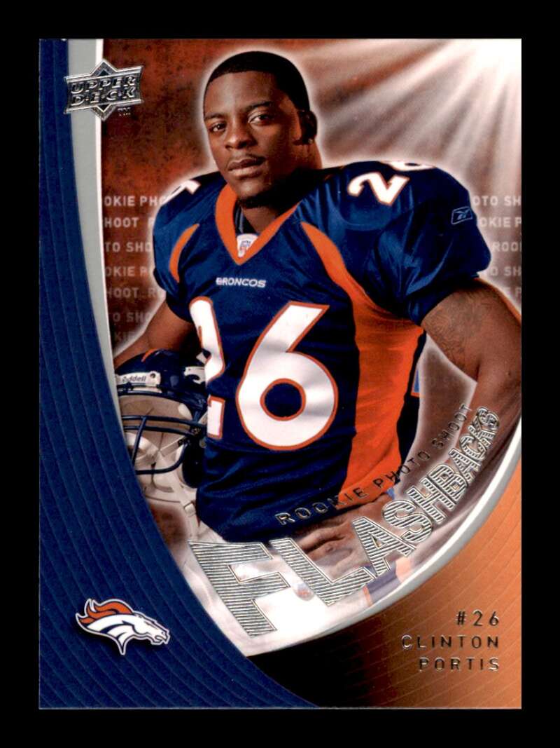 Load image into Gallery viewer, 2008 Upper Deck Rookie Exclusives Photo Shoot Flashbacks Clinton Portis #24  Image 1
