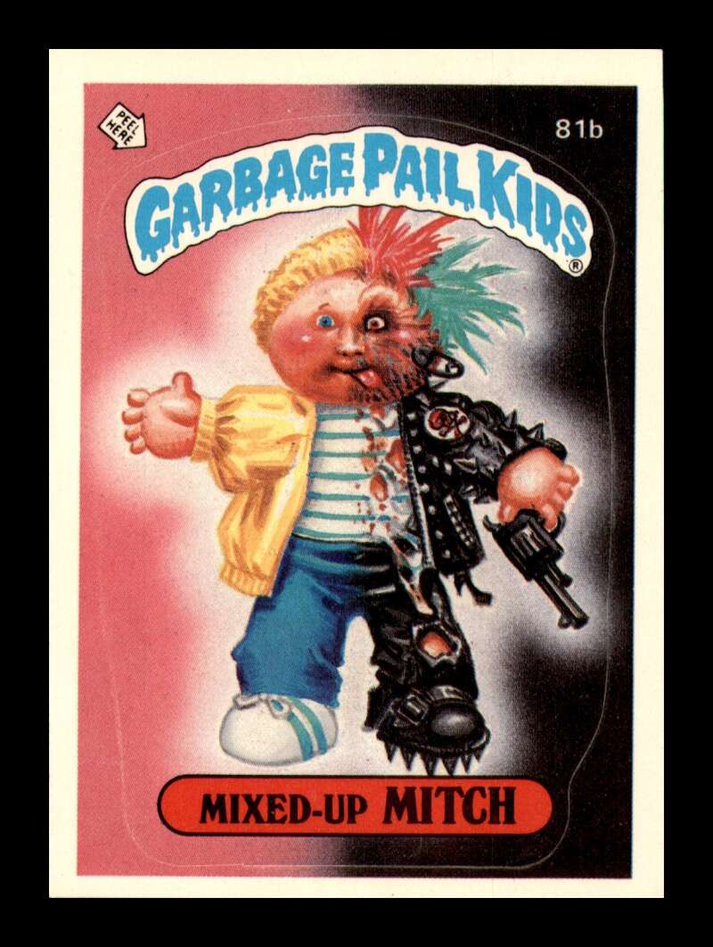 Load image into Gallery viewer, 1985 Topps Garbage Pail Kids Series 2 Mixed-Up Mitch #81b NM Near Mint Image 1
