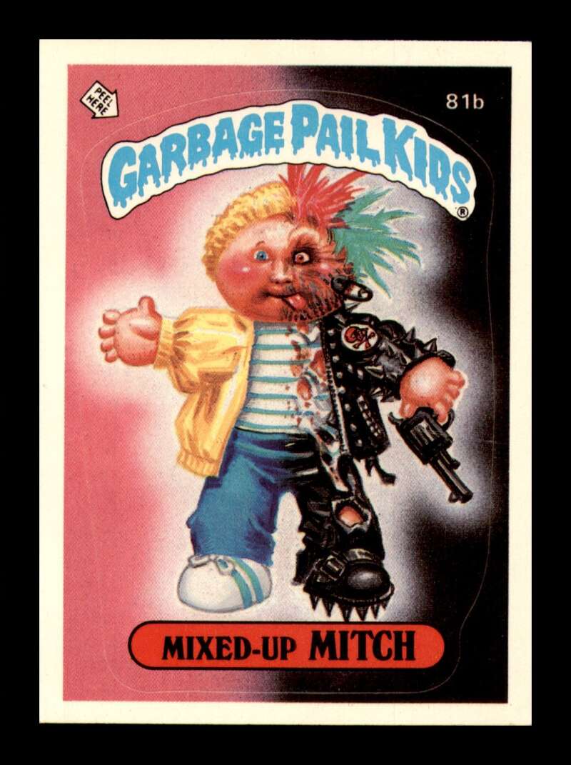 Load image into Gallery viewer, 1985 Topps Garbage Pail Kids Series 2 Mixed-Up Mitch #81b NM Near Mint Image 1

