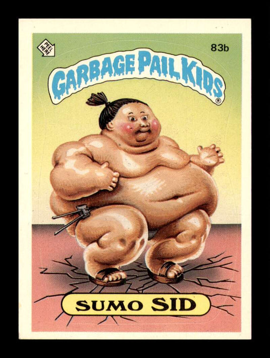 1985 Topps Garbage Pail Kids Series 2 Sumo Sid