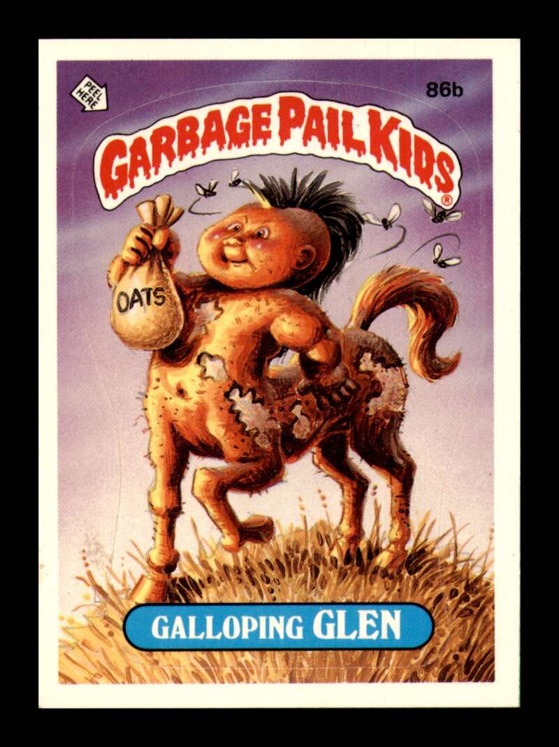 Load image into Gallery viewer, 1986 Topps Garbage Pail Kids Series 3 Galloping Glen #86b NM Near Mint Image 1
