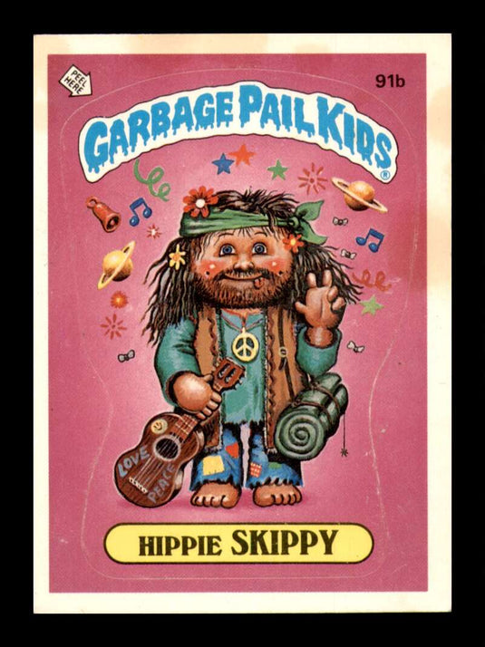 1986 Topps Garbage Pail Kids Series 3 Hippie Skippy