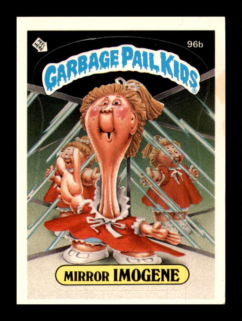 Load image into Gallery viewer, 1986 Topps Garbage Pail Kids Series 3 Mirror Imogene #96b ST Stain Image 1
