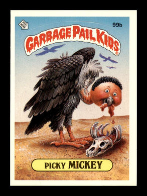 1986 Topps Garbage Pail Kids Series 3 Picky Mickey 