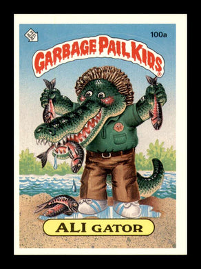 1986 Topps Garbage Pail Kids Series 3 Ali Gator 