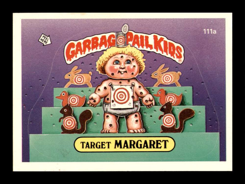 Load image into Gallery viewer, 1986 Topps Garbage Pail Kids Series 3 Target Margaret #111a Crease Image 1
