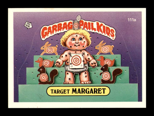 1986 Topps Garbage Pail Kids Series 3 Target Margaret