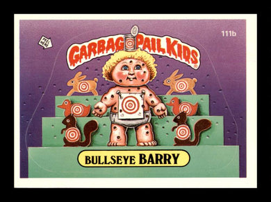 1986 Topps Garbage Pail Kids Series 3 Bullseye Barry 