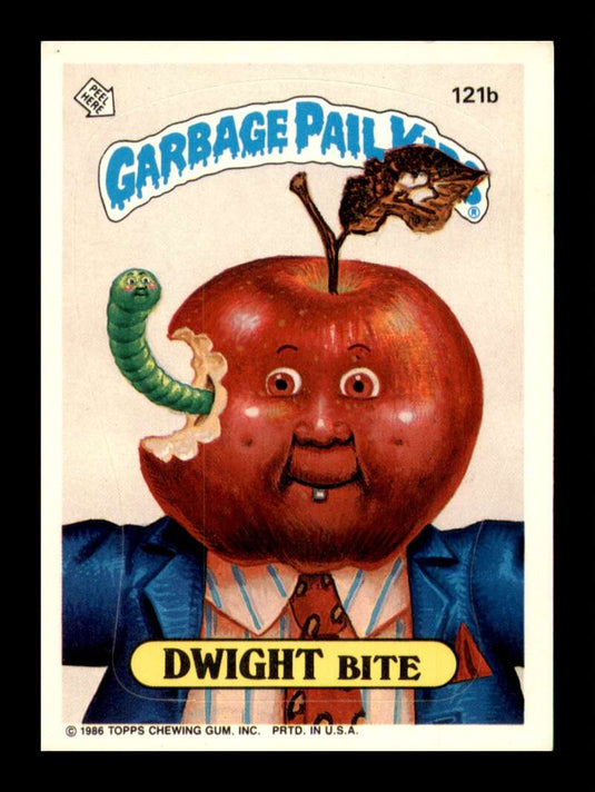 1986 Topps Garbage Pail Kids Series 3 Dwight Bite