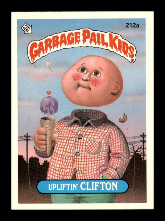 1986 Topps Garbage Pail Kids Series 6 Upliftin' Clifton
