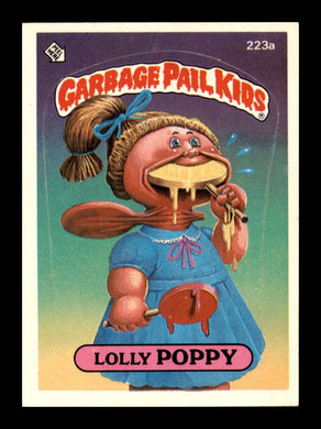 1986 Topps Garbage Pail Kids Series 6 Lolly Poppy 
