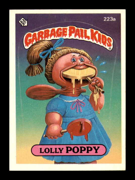 1986 Topps Garbage Pail Kids Series 6 Lolly Poppy 
