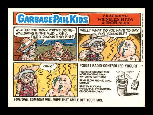 1986 Topps Garbage Pail Kids Series 6 Pierced Pearl 