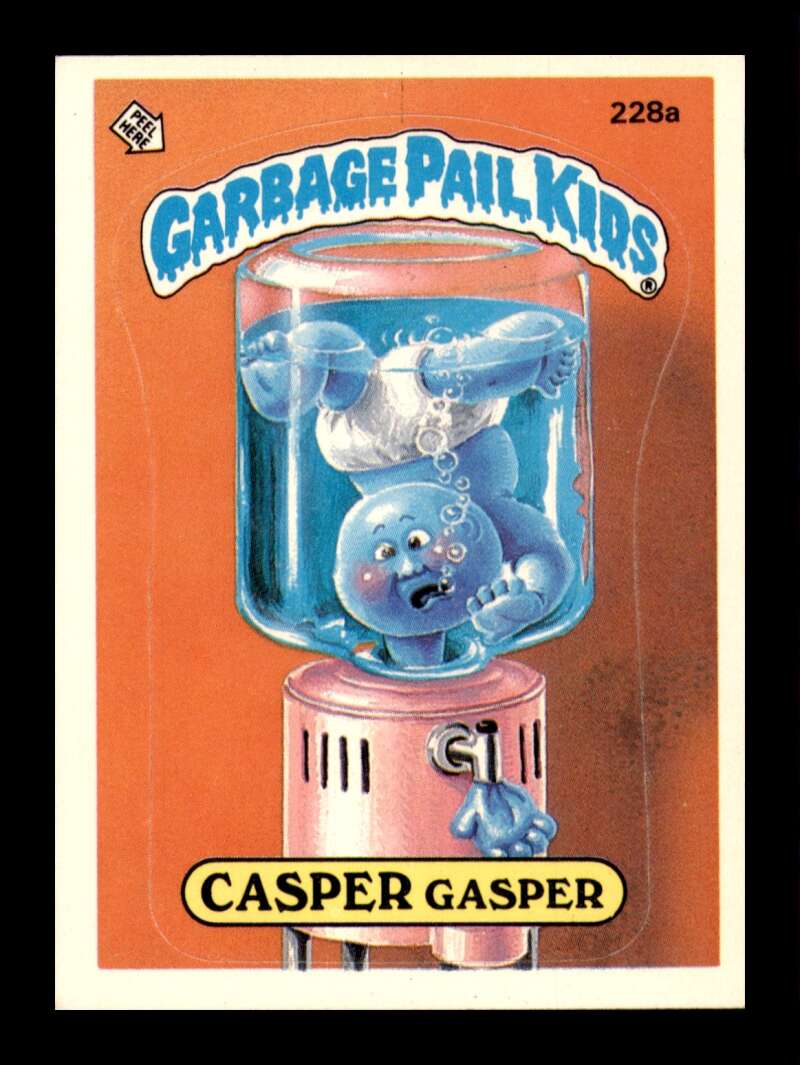 Load image into Gallery viewer, 1986 Topps Garbage Pail Kids Series 6 Casper Gasper #228A NM Near Mint Image 1
