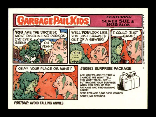 1986 Topps Garbage Pail Kids Series 6 Casper Gasper 