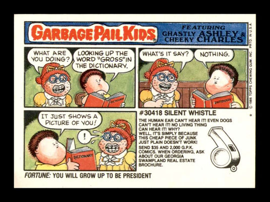 1986 Topps Garbage Pail Kids Series 6 Manuel Labor 