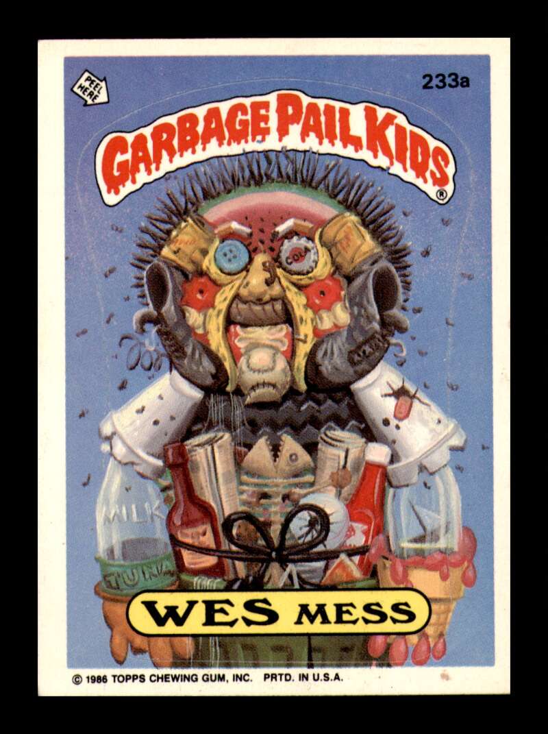 Load image into Gallery viewer, 1986 Topps Garbage Pail Kids Series 6 Wes Mess #233A  Image 1
