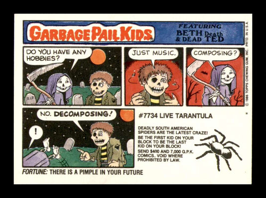 1986 Topps Garbage Pail Kids Series 6 Marc Spark
