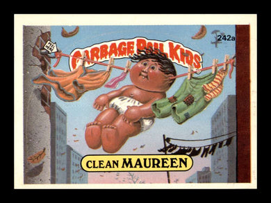 1986 Topps Garbage Pail Kids Series 6 Clean Maureen 