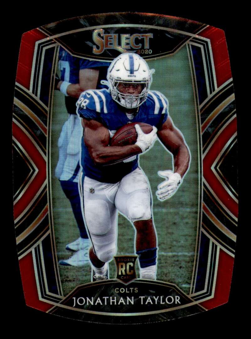 Load image into Gallery viewer, 2020 Panini Select Maroon Prizm Die Cut Jonathan Taylor #253 Indianapolis Colts Rookie RC Image 1
