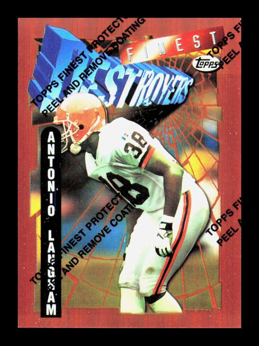 1996 Topps Finest Refractor Antonio Langham 