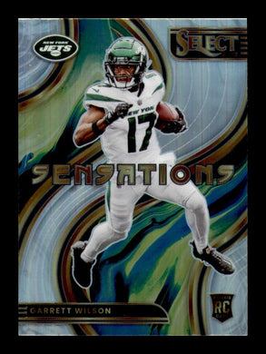 2022 Panini Select Sensations Silver Prizm Garrett Wilson 