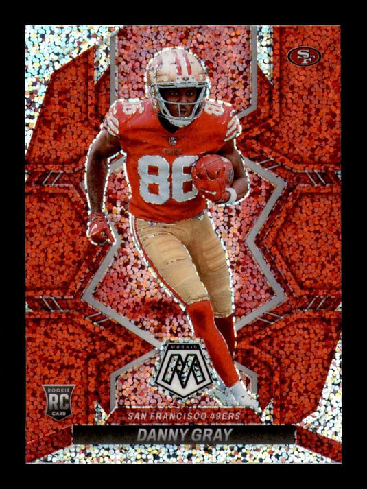 2022 Panini Mosaic Red Sparkle Prizm Danny Gray