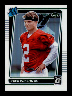 2021 Donruss Optic Holo Variation Zach Wilson 