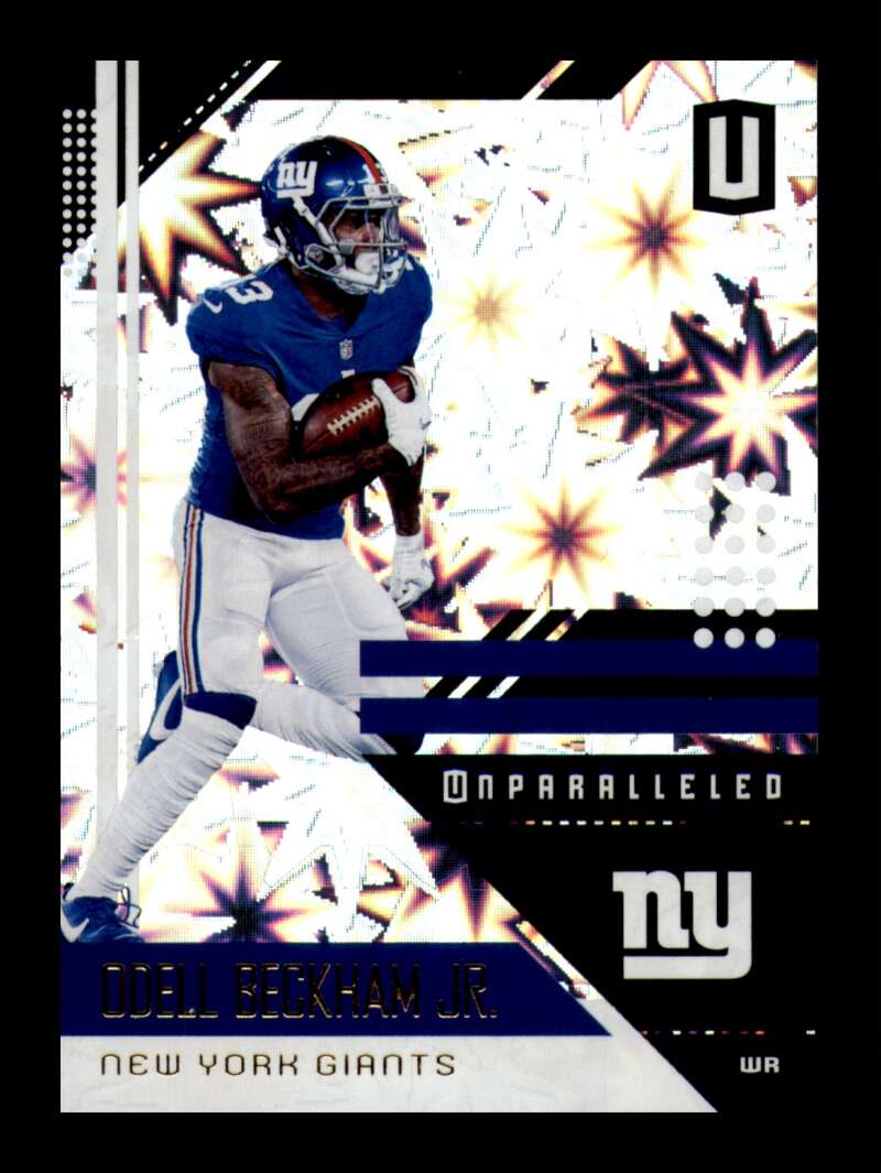 Load image into Gallery viewer, 2018 Panini Unparalleled Impact Odell Beckham Jr. #140 New York Giants /75  Image 1
