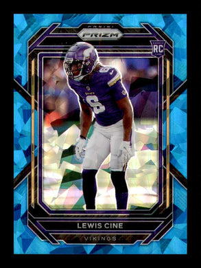 2022 Panini Prizm Blue Ice Prizm Lewis Cine 