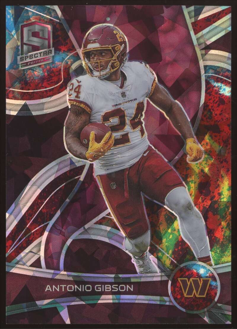 Load image into Gallery viewer, 2022 Panini Spectra Astral Prizm Antonio Gibson #96 Washington Commanders Rookie RC /40  Image 1
