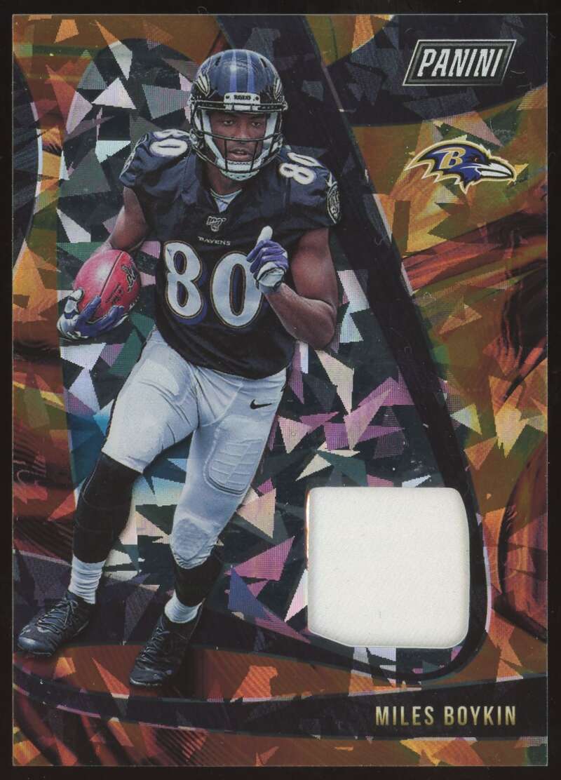 Load image into Gallery viewer, 2019 Panini Player of the Day Memorabilia Miles Boykin #MB Baltimore Ravens Relic  Image 1
