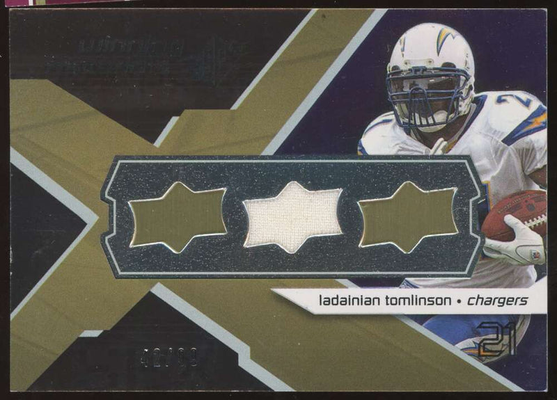 Load image into Gallery viewer, 2008 Upper Deck SPx Winning Materials LaDainian Tomlinson #WM-LT San Diego Chargers Relic /99  Image 1
