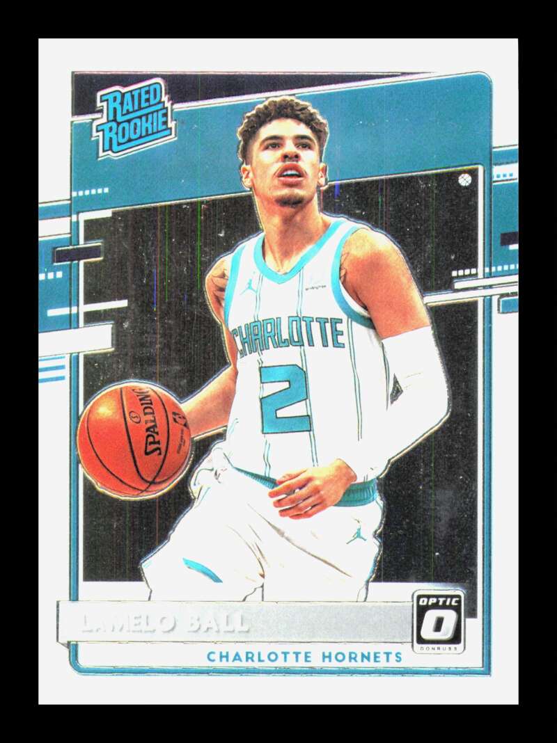 Load image into Gallery viewer, 2020-21 Donruss Optic LaMelo Ball #153 Charlotte Hornets Rookie RC  Image 1
