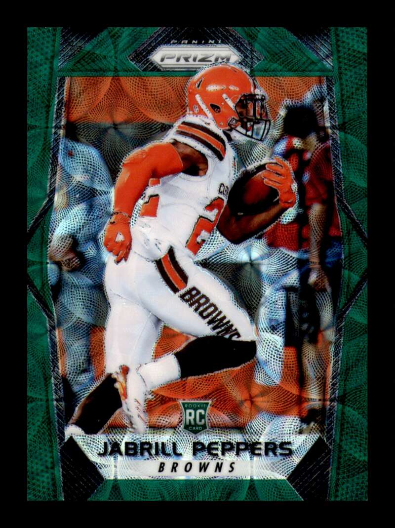 Load image into Gallery viewer, 2017 Panini Prizm Green Scope Prizm Jabrill Peppers #274 Cleveland Browns Rookie RC /99  Image 1
