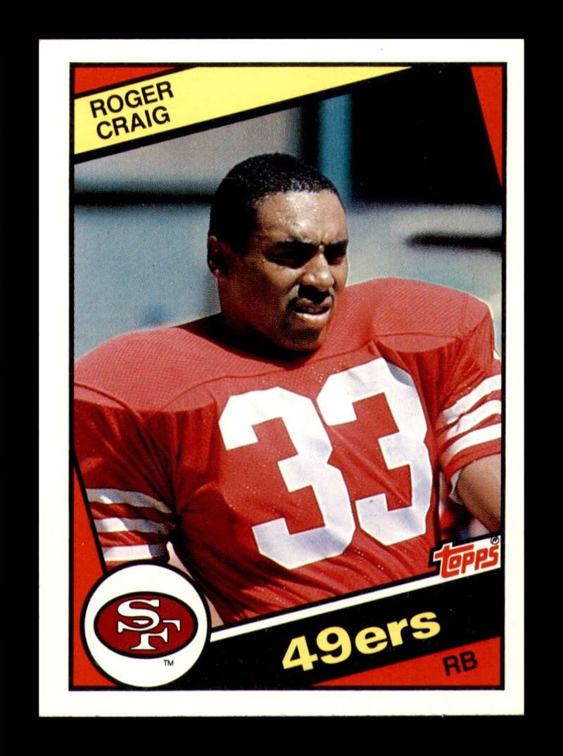 Load image into Gallery viewer, 1984 Topps Roger Craig #353 San Francisco 49ers Rookie RC NM Near Mint Image 1
