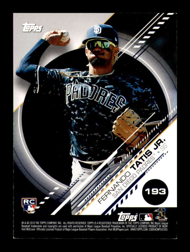 Load image into Gallery viewer, 2019 Topps MLB Stickers Kris Bryant Fernando Tatis Jr #193 Padres Rookie RC Image 1
