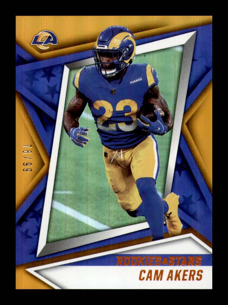 Load image into Gallery viewer, 2021 Panini Rookies &amp; Stars Orange Cam Akers #31 Los Angeles Rams /99  Image 1
