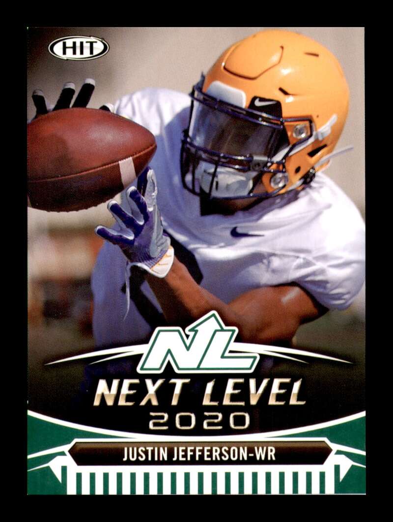 Load image into Gallery viewer, 2020 SAGE HIT Green Justin Jefferson #95 LSU Tigers Rookie RC Image 1
