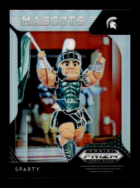 2019 Panini Prizm Draft Silver Prizm Mascots Sparty